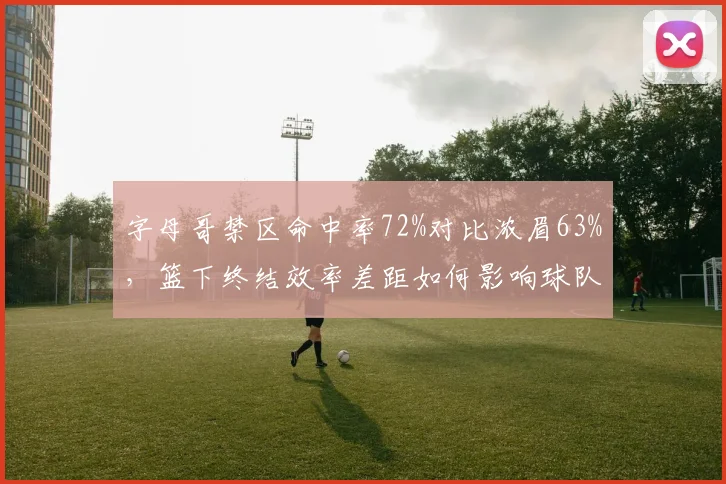 字母哥禁区命中率72%对比浓眉63%，篮下终结效率差距如何影响球队空间？